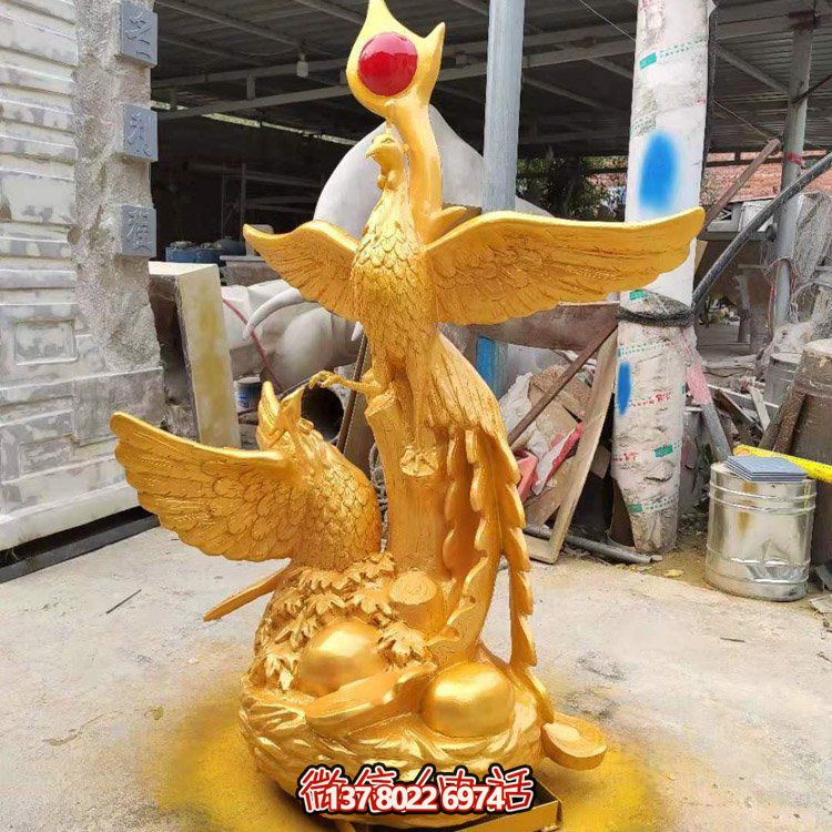 不銹鋼鳳凰雕塑，給你的戶外廣場帶來活力